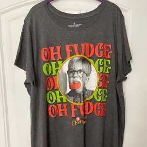 Torrid Christmas Story Tee Size 3X Ralphie Oh Fudge Plus Size